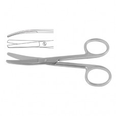 Operating Scissor Curved - Blunt/Blunt Stainless Steel, 18.5 cm - 7 1/4"
